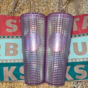 Starbucks Pink/Purple iridescent tumblr